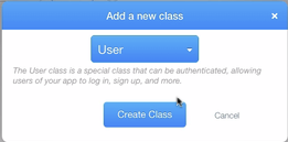 Create user class